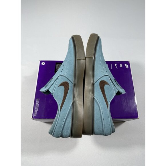 New Men’s Size 6 - Nike Zoom Stefan Janoski+ Slip SB Denim Turquoise FN5893 400 - Picture 6 of 10